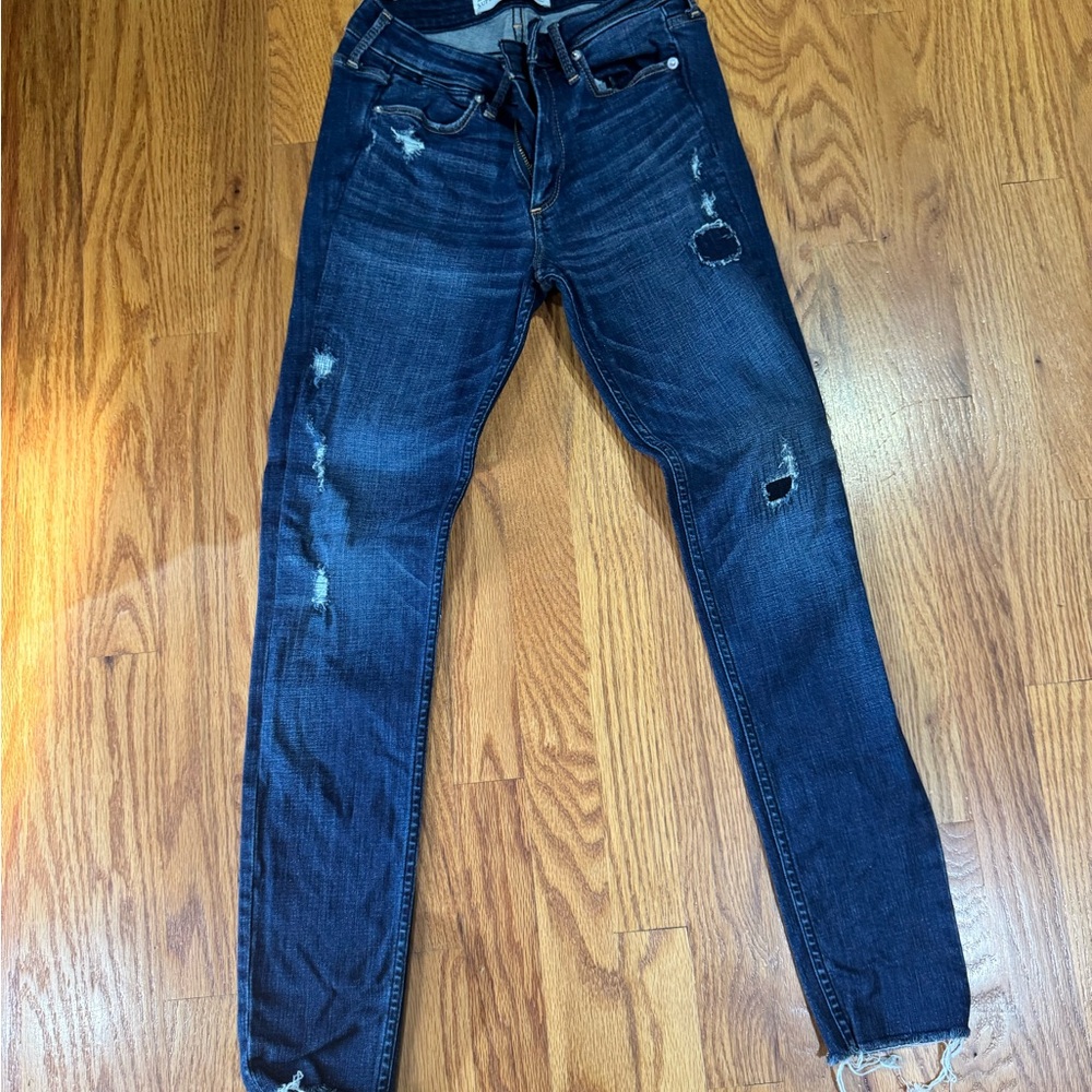 Abercrombie & Fitch Dark Blue Skinny Jeans